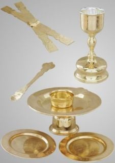 Eucharist Set 0.5 L with Gilding