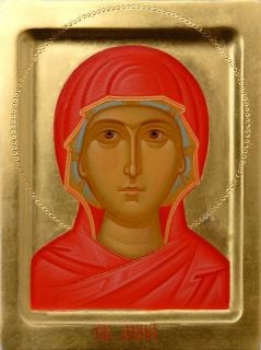  st. ann the prophetess iconography