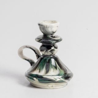 marble candleholder handmade