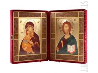 velvet folding icon set with removable icons