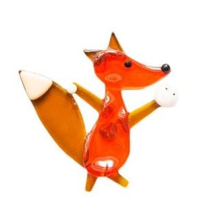 Fox Glass Magnet