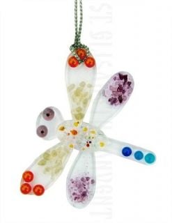 glass pendant dragonfly