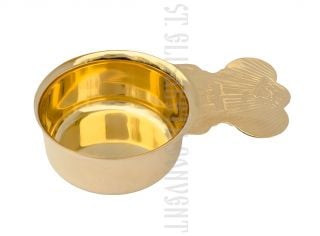 gilded ladle