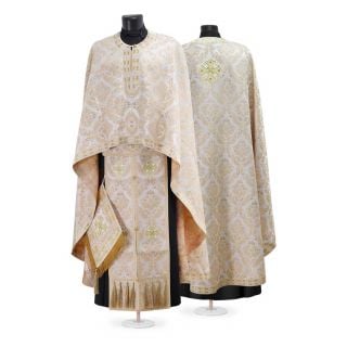 greek priest vestment church silk without embroidery