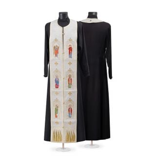 Greek style epitrachelion with saints embroidery