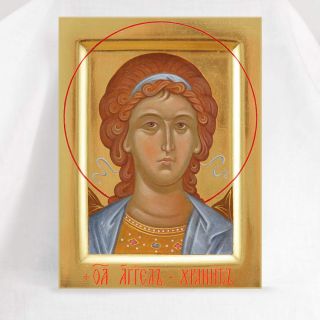 Painted Icon Guardian Angel 
