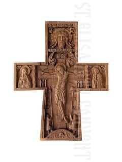 carved wooden cross 