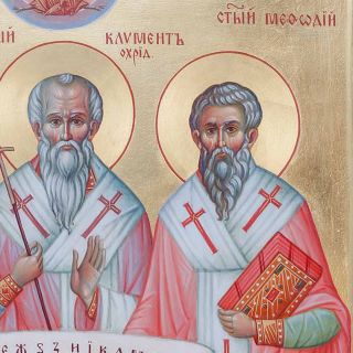 Methodius and Cyrill and Clement icon