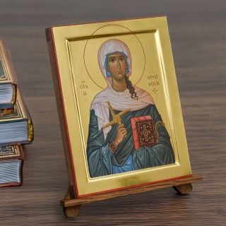 Icon of Venerable Brigid (Bridget) of Ireland