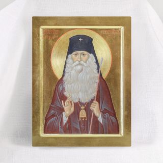 hand-painted icon of st seraphim zvezdinsky