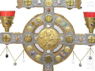exclusive orthodox Table altar seven-branch candelabrum to order