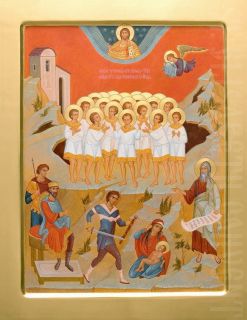 icon of the holy innocent martyrs of bethlehem