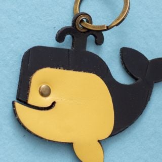 animalistic leather trinket