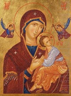 icon from gems - Icon of The Mother of God of the Passion
