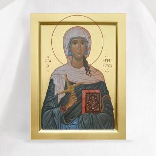 Icon of Venerable Brigid (Bridget) of Ireland
