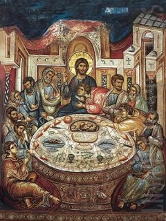 printed Icon The Last Supper