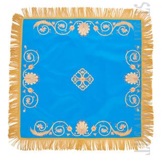 analogion cloth with fern flower embroidery