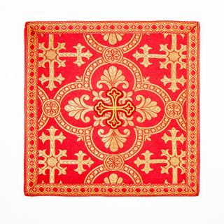 church silk red burse
