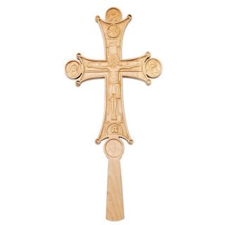 Wooden big carved cross