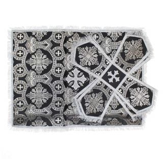 Chalice covers and veil for Lenten liturgies