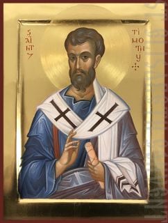hand-painted icon of Saint Apostle Timothy