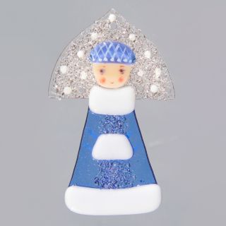 glass Santa Claus's granddaughter 