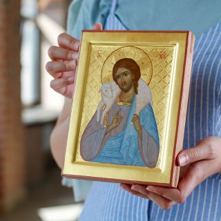 Jesus Christ the Good Shepherd Icon