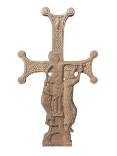 handcarved cross from wood