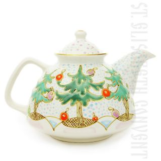 Handmade Teapot in scarves