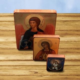 mounted icon on wood weep not for me o mother