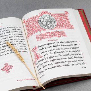 Church Slavonic psalter for analogion