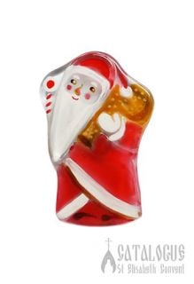 Santa Claus fused glass magne