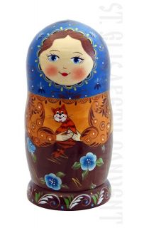 Five Cats Nesting Doll