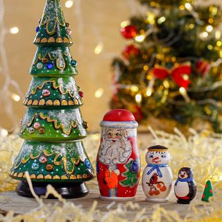 set of Christmas gifts for kids with a horse