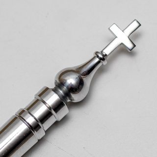 metal anointing brush