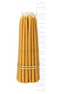 order church candles made of pure beeswax