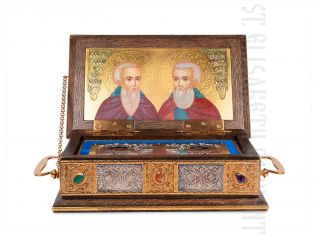 reliquary for holy relics side view