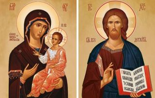  Holy Savior & Mother of God Diptych