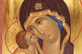 Painted icon to order Mother of God of the Don