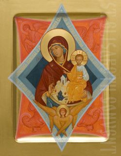 The Unburnt Bush Icon of the Mother of God