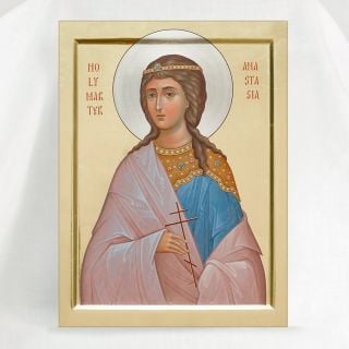 Painted icon of Holy Passion-Bearer Anastasia