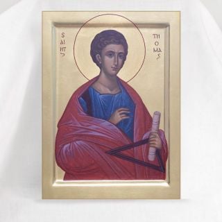painted icon of st. Apostle Thomas