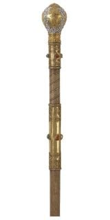 handmade orthodox bishop's crosier