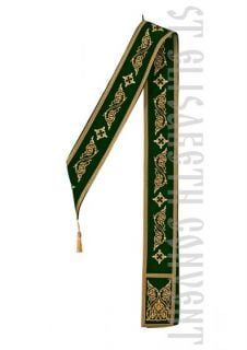 protodeacon`s orarion in green color