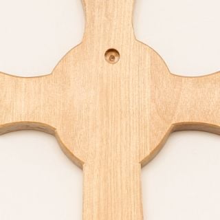 Celtic carved cross for a priest or wall cross
