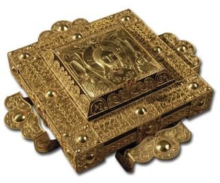 Handmade Reliquary with Gemstones