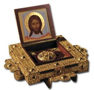 Handmade Reliquary with Gemstones