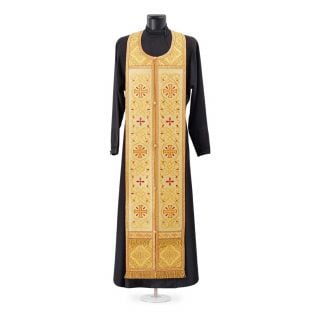 Russian style golden priest vestment with Deesis embroidery