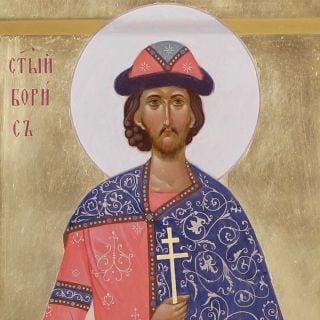Martyrs and Passion-Bearers Boris and Gleb Icon