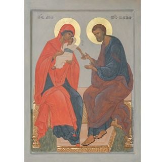 saints joachim and anna icon